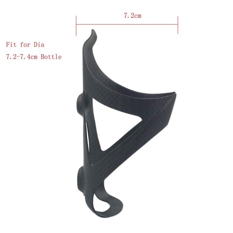 BNVB Water Bottle Cage, 3k Matte Full Carbon Fiber Lightweight and Strong Bicycle Water Bottle Holder Bike Cages Brackets - 2 Pcs - Image 3